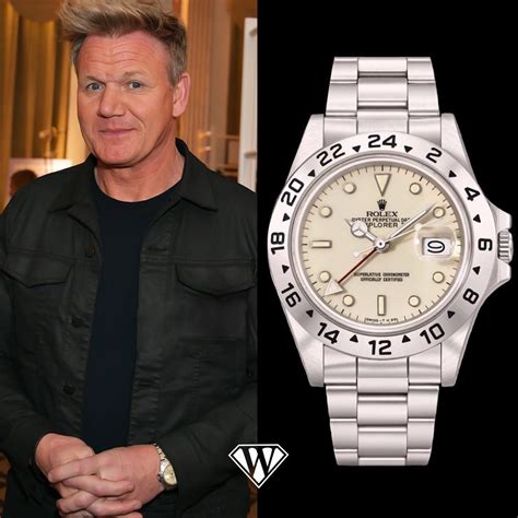 gordon ramsay vintage rolex|gordon ramsay watch 16550.